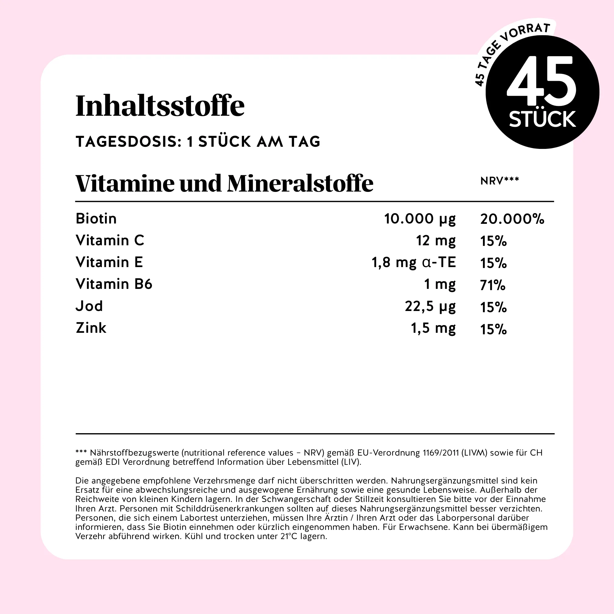 Ah-mazing Hair* Vitamin (zuckerfrei) - Image 8