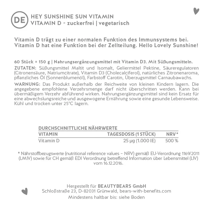 Hey Sunshine Sun Vitamin - Image 3